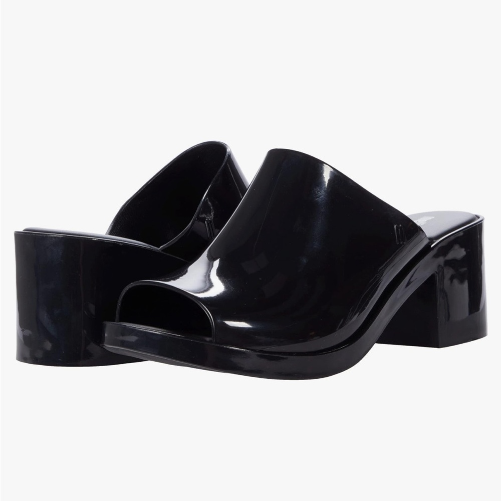 Melissa Black Mules 7